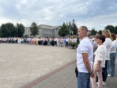 У громаді на Черкащині провели патріотичний перфоманс з нагоди річниці Незалежності України У громаді на Черкащині провели патріотичний перфоманс з нагоди річниці Незалежності України