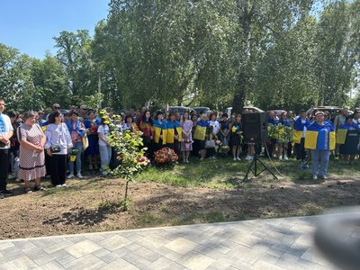 У Мачухах на Полтавщині відкрили Алею Слави Героїв У Мачухах на Полтавщині відкрили Алею Слави Героїв