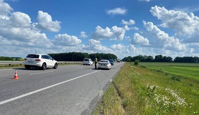 Поліція розслідує ДТП на Черкащині Поліція розслідує ДТП на Черкащині