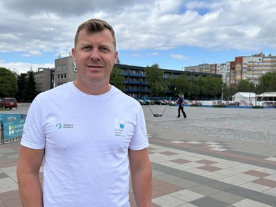 У Кременчуці на площі Перемоги відкрили "Активні парки"