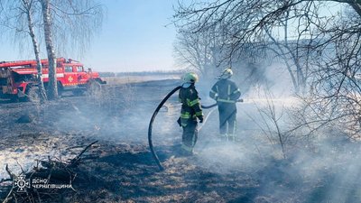 Пожежі на Чернігівщині: за добу сталися 44 пожежі через необережне поводження з вогнем