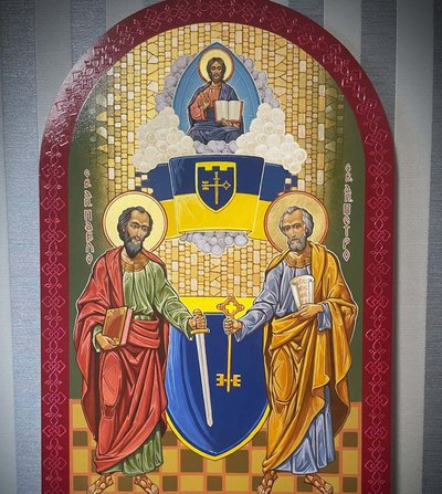 ікона, Петро і Павло, ікона 105-ї бригади ікона, Петро і Павло, ікона 105-ї бригади