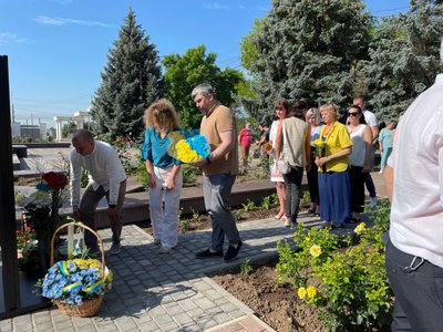 Місце пам’яті цивільних Героїв Херсонщини відкрили у Чорнобаївській громаді Місце пам’яті цивільних Героїв Херсонщини відкрили у Чорнобаївській громаді