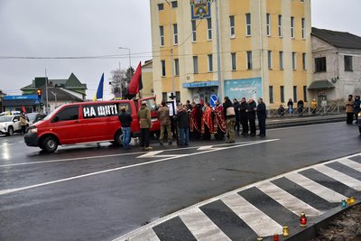 Похорон, Теребовлянська міська рада, прощання із бійцем Похорон, Теребовлянська міська рада, прощання із бійцем