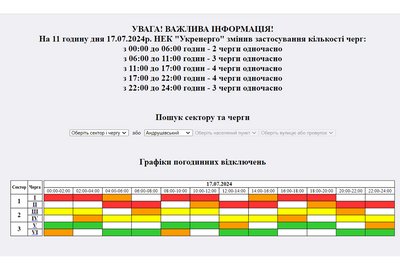 Як розібратися у графіках відключень електрики: інструкція для жителів Житомирської області Як розібратися у графіках відключень електрики: інструкція для жителів Житомирської області