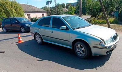 Skoda Octavia потрапила в аварію у Берестині Skoda Octavia потрапила в аварію у Берестині