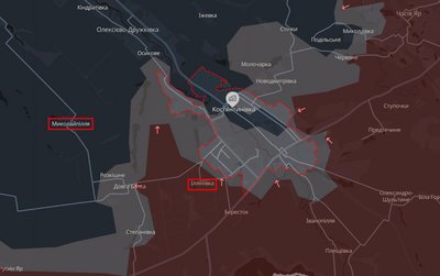 Російські війська 24 рази атакували на Костянтинівському напрямку минулої доби Російські війська 24 рази атакували на Костянтинівському напрямку минулої доби