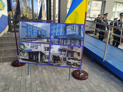 В Ірпені відкрили відділ поліції, відбудований після російських артобстрілів В Ірпені відкрили відділ поліції, відбудований після російських артобстрілів
