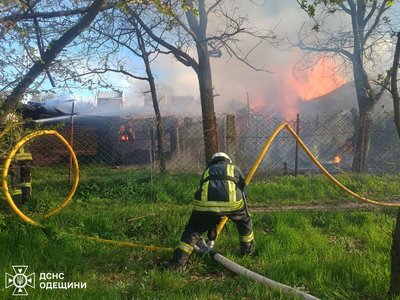 На Одещині під час пожежі постраждав господар будинку