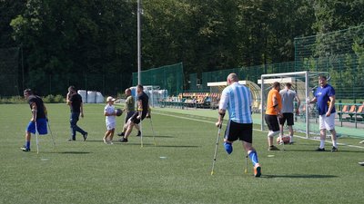 Ампфутбол, ветерани, Франківськ Ампфутбол, ветерани, Франківськ