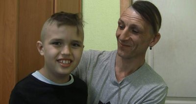 Володимир Вакуленко з сином Володимир Вакуленко з сином