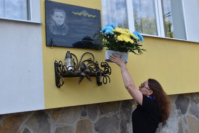 Відкриття меморіальної дошки, Василь Бойко, Ігор Чумак Відкриття меморіальної дошки, Василь Бойко, Ігор Чумак