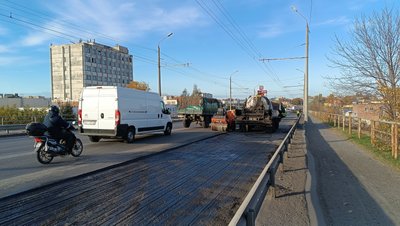 Ямковий ремонт доріг у Полтаві