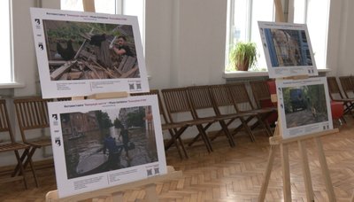 У Тернополі відкрили фотовиставку "Евакуація життя", експозиція, світлини, 17 березня 2026 року У Тернополі відкрили фотовиставку "Евакуація життя", експозиція, світлини, 17 березня 2026 року