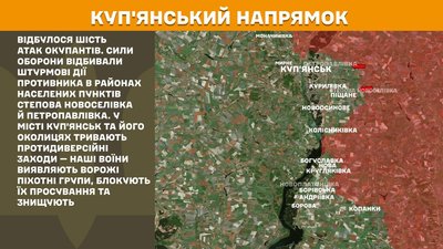 Ситуація на Куп’янському напрямку на ранок 16 жовтня 2025 року Ситуація на Куп’янському напрямку на ранок 16 жовтня 2025 року
