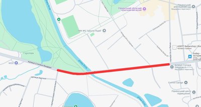 Через ремонт мосту виникли затори в центрі Рівного Через ремонт мосту виникли затори в центрі Рівного