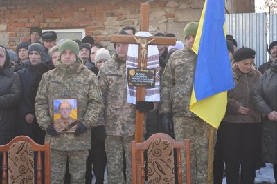 Збаразька міська рада, ЗСУ, похорон, Андрій Влас, 3 січня 2025 Збаразька міська рада, ЗСУ, похорон, Андрій Влас, 3 січня 2025