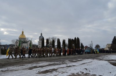 Фіголь Петро, похорон, похоронна процесія, траурна колона Фіголь Петро, похорон, похоронна процесія, траурна колона