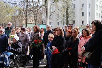 Відриття меморіальної дошки у Харкові Відриття меморіальної дошки у Харкові
