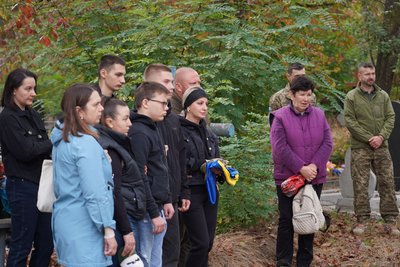 В Охтирці на Сумщині попрощалися з військовим Дмитром Воронежським