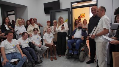 На Тернопільщині запрацював простір для денного перебування людей з інвалідністю
