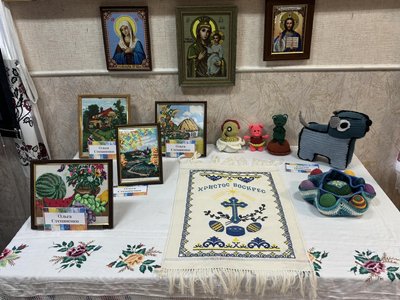 У Південноукраїнську відкрили виставку "Великдень об’єднує": роботи представили майстрині з інвалідністю У Південноукраїнську відкрили виставку "Великдень об’єднує": роботи представили майстрині з інвалідністю