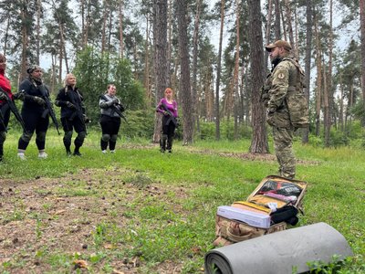 Громада з Черкащини опановує курс національного спротиву Громада з Черкащини опановує курс національного спротиву