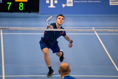 Олександр Чирков на мультиспортивному Євро-2023, парабадмінтон