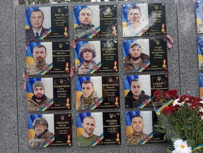 На Одещині відкрили меморіальні дошки на честь семи загиблих захисників