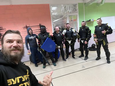 Максим Петріщев на відкритті харківського осередку проєкту "Бугурт Січ" Максим Петріщев на відкритті харківського осередку проєкту "Бугурт Січ"