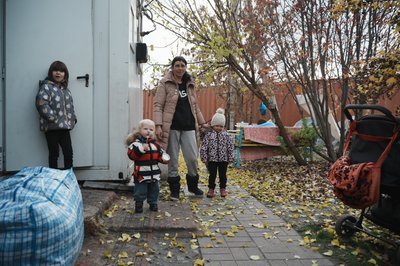 Віра Ткачова з дітьми Віра Ткачова з дітьми