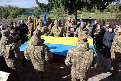 Ігор Кривогубець, прапор, прощання Ігор Кривогубець, прапор, прощання