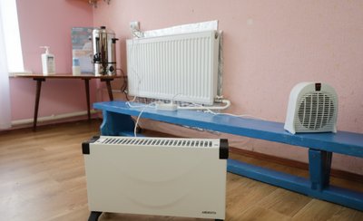 Один з пунктів незламності у Миколаєві Один з пунктів незламності у Миколаєві