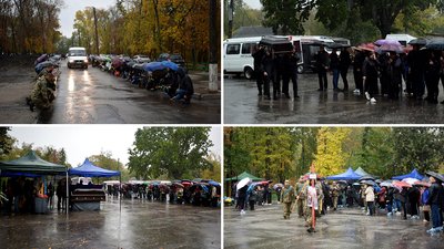 У Кропивницькому попрощалися з бійцем бригади "Лють", поліцейським Володимиром Красюком У Кропивницькому попрощалися з бійцем бригади "Лють", поліцейським Володимиром Красюком
