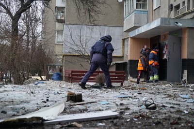 Наслідки влучання російського БпЛА в багатоповерхівку в Шеченківському районі Харкова, 2 березня 2026 року Наслідки влучання російського БпЛА в багатоповерхівку в Шеченківському районі Харкова, 2 березня 2026 року