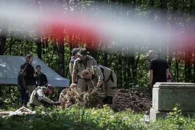 На території колишнього села Пужники на Тернопольщині розпочали роботи з ексгумації місцевих жителів, загиблих у 1945 році На території колишнього села Пужники на Тернопольщині розпочали роботи з ексгумації місцевих жителів, загиблих у 1945 році