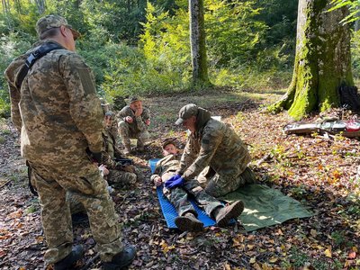 На Закарпатті тривають польові збори в частині підготовки населення до національного спротиву На Закарпатті тривають польові збори в частині підготовки населення до національного спротиву