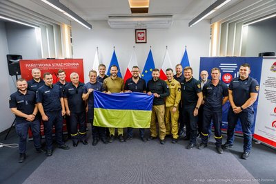 Українські рятувальники пройшли навчання в Польщі Українські рятувальники пройшли навчання в Польщі