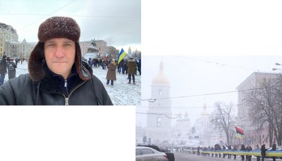 "Це не просто офіційне свято". Спогади культурних діячів про День злуки: Сергій Фоменко на акції до Дня Соборності у 2022 році "Це не просто офіційне свято". Спогади культурних діячів про День злуки: Сергій Фоменко на акції до Дня Соборності у 2022 році