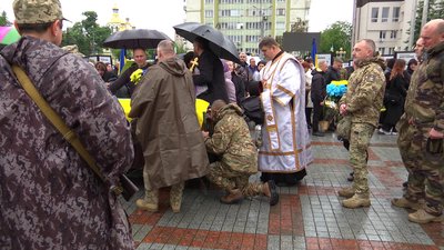 З лейтенантом Дмитром Сєрковим попрощалися у Рівному