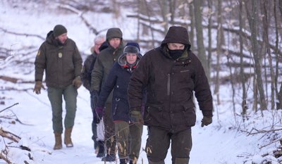 У нацпарку "Холодний яр" на Черкащині обліковують та підгодовують диких тварин У нацпарку "Холодний яр" на Черкащині обліковують та підгодовують диких тварин