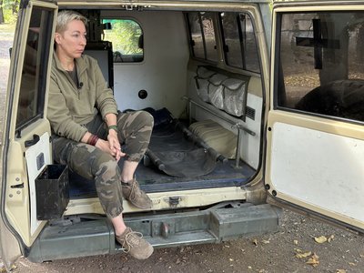 медицина начальниця медпункту батальйону оперативного призначення "Привид Хортиці" 15-ї окремої механізованої бригади Національної гвардії України "Кара-Даг" Юлія Юрчак Донецька область 27 вересня 2024 рік