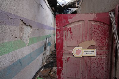 Дитячий садок після удару безпілотником у Холодногірському районі Харкова Дитячий садок після удару безпілотником у Холодногірському районі Харкова