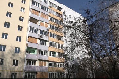 Будинок, який був пошкоджений внаслідок атаки РФ