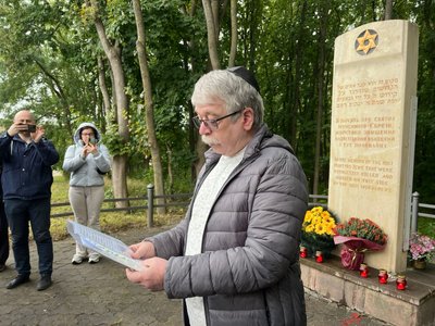Сергій Вакштейн, євреї, вшанування жертв, Голокост Сергій Вакштейн, євреї, вшанування жертв, Голокост