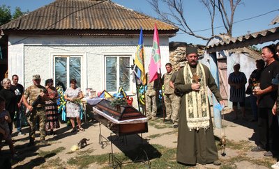 На Одещині попрощалися із загиблим військовим Олегом Василевським