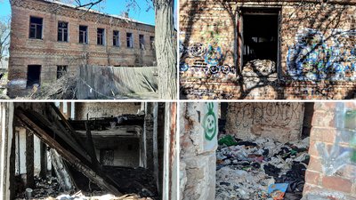 "Тут люди жили, добре жили". В будівлі у центрі Кропивницького та навколо неї утворилось звалище "Тут люди жили, добре жили". В будівлі у центрі Кропивницького та навколо неї утворилось звалище