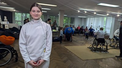 У Луцьку відбулися змагання з фехтування на кріслах колісних У Луцьку відбулися змагання з фехтування на кріслах колісних