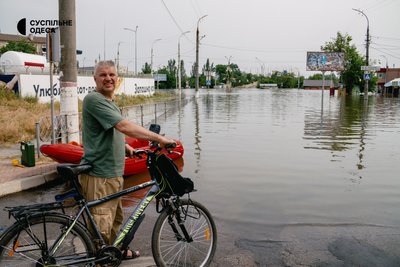 Затоплений Херсон після підриву ГЕС
