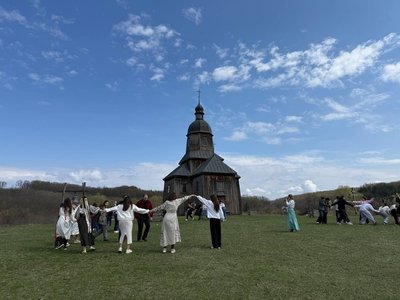 Відроджували традиції: як на Черкащині водили гаївки Відроджували традиції: як на Черкащині водили гаївки